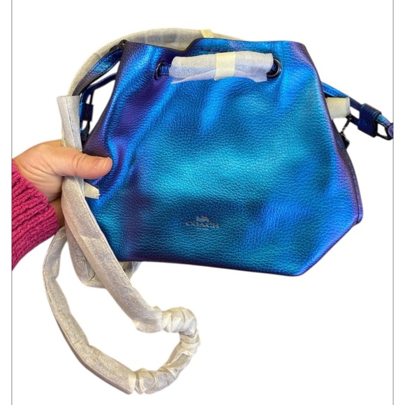 Coach Hologram NASA Derby Drawstring Bag, NWOT, RARE, MUST READ DESCRIPTION - Picture 2 of 8